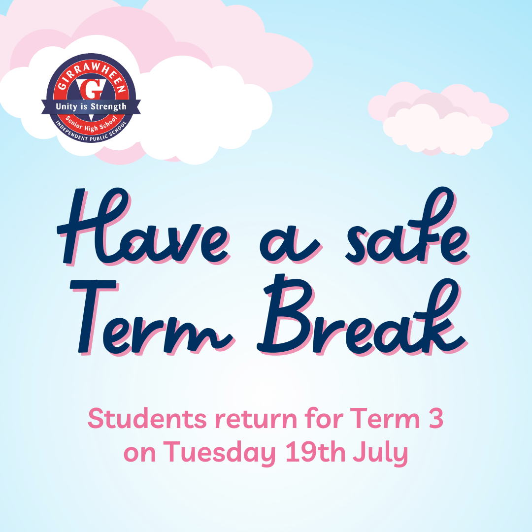You are currently viewing Have a safe Term Break!