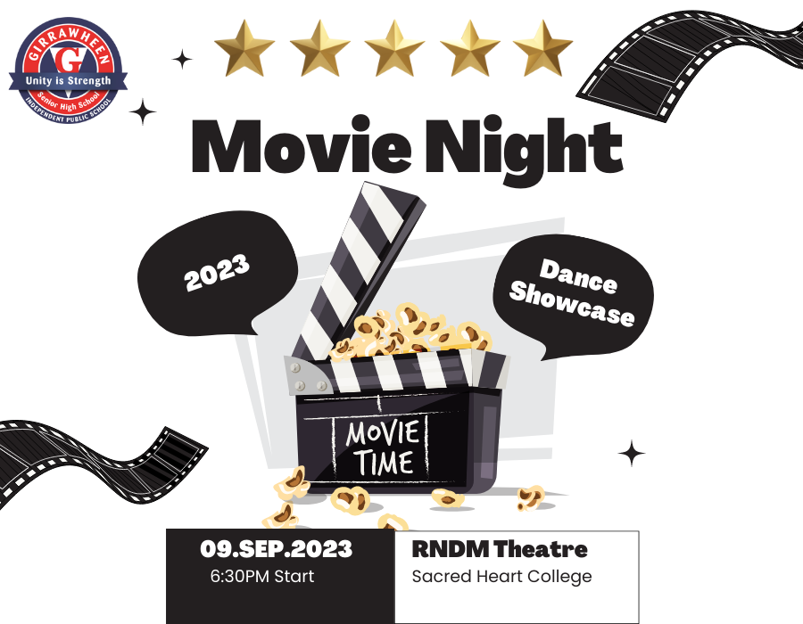 You are currently viewing UPCOMING EVENT ALERT: “Movie Night” 2023 Dance Showcase